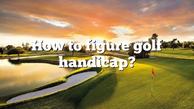 How to figure golf handicap?