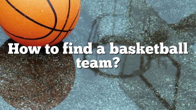 How to find a basketball team?