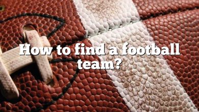 How to find a football team?