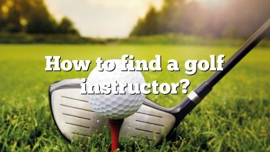 How to find a golf instructor?