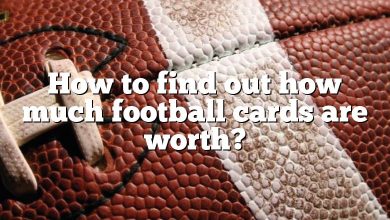 How to find out how much football cards are worth?