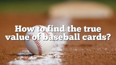How to find the true value of baseball cards?
