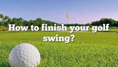 How to finish your golf swing?