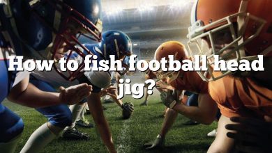 How to fish football head jig?
