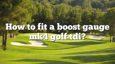 How to fit a boost gauge mk4 golf tdi?