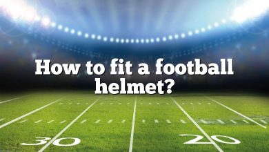 How to fit a football helmet?