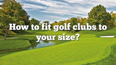 How to fit golf clubs to your size?