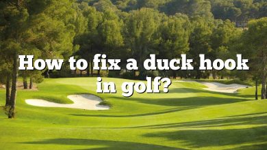 How to fix a duck hook in golf?