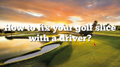 How to fix your golf slice with a driver?