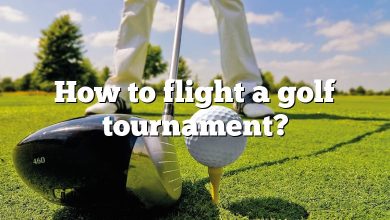 How to flight a golf tournament?