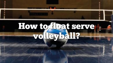 How to float serve volleyball?