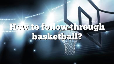 How to follow through basketball?