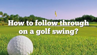 How to follow through on a golf swing?