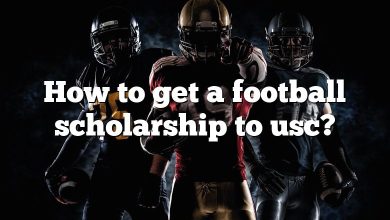 How to get a football scholarship to usc?