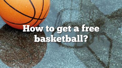 How to get a free basketball?