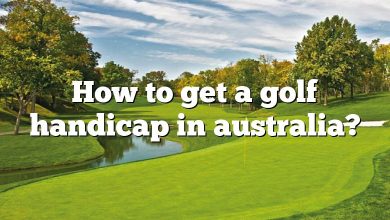 How to get a golf handicap in australia?