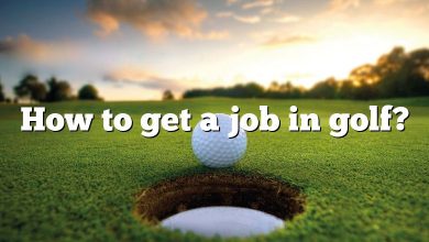 How to get a job in golf?