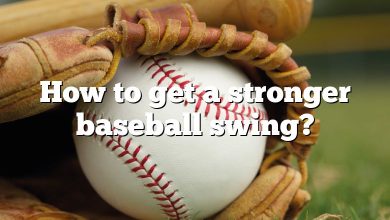 How to get a stronger baseball swing?