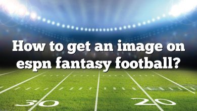 How to get an image on espn fantasy football?