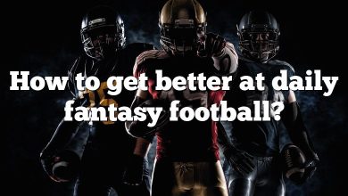 How to get better at daily fantasy football?