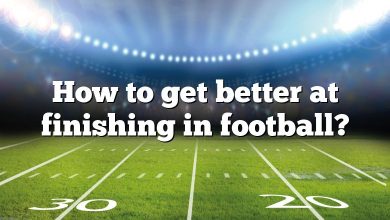 How to get better at finishing in football?