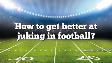How to get better at juking in football?