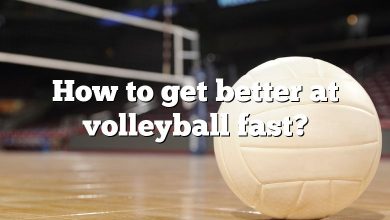 How to get better at volleyball fast?