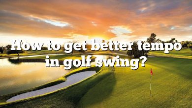 How to get better tempo in golf swing?