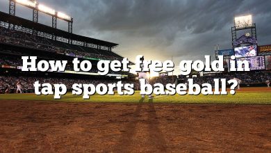 How to get free gold in tap sports baseball?
