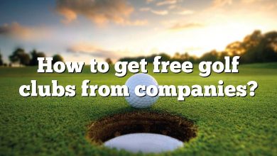 How to get free golf clubs from companies?