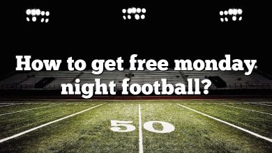 How to get free monday night football?