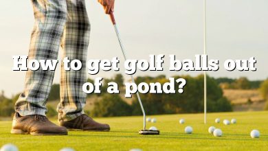 How to get golf balls out of a pond?