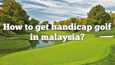 How to get handicap golf in malaysia?