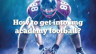 How to get into img academy football?