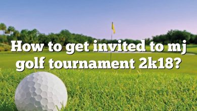 How to get invited to mj golf tournament 2k18?