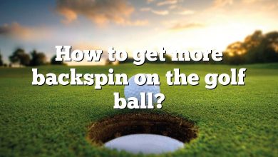 How to get more backspin on the golf ball?