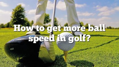 How to get more ball speed in golf?