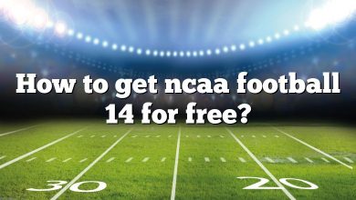 How to get ncaa football 14 for free?