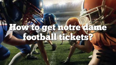 How to get notre dame football tickets?