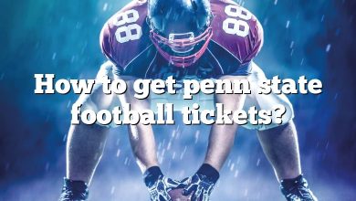 How to get penn state football tickets?