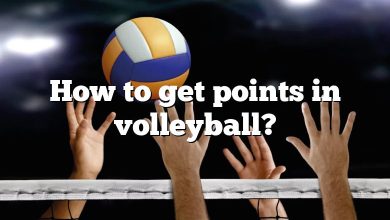 How to get points in volleyball?