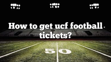 How to get ucf football tickets?