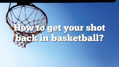 How to get your shot back in basketball?