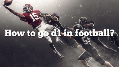 How to go d1 in football?