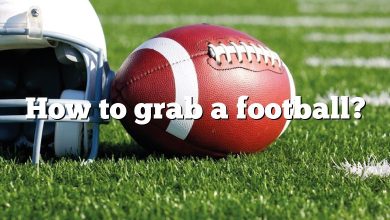 How to grab a football?