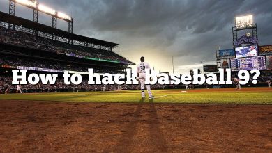 How to hack baseball 9?