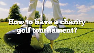 How to have a charity golf tournament?