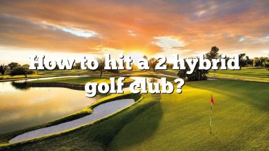 How to hit a 2 hybrid golf club?