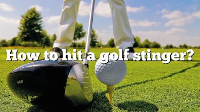 How to hit a golf stinger?