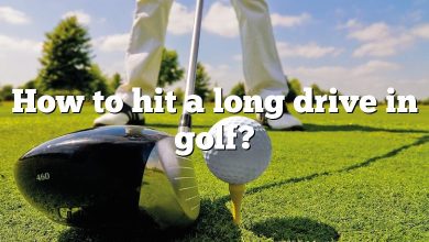 How to hit a long drive in golf?